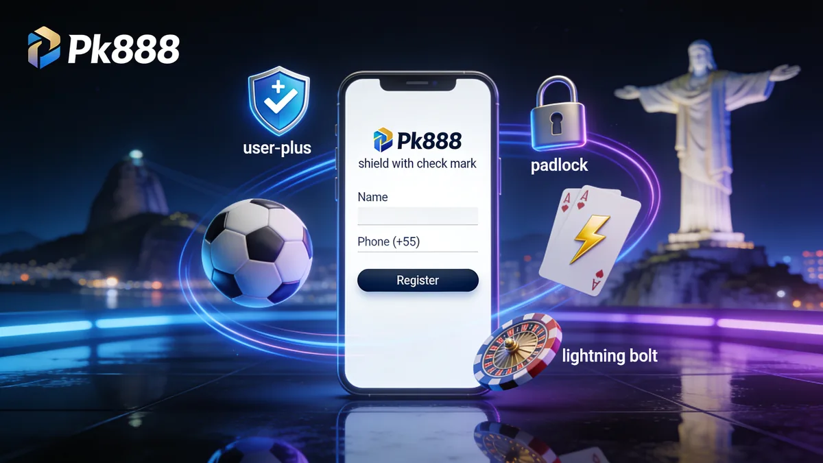 pk888 no Brasil — Como se cadastrar na pk888?